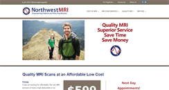 Desktop Screenshot of northwestmri.com